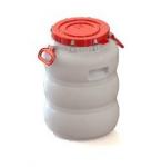 Бочка 30 л белая с широким горлом