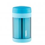 Термос детский для еды Thermos F3024TL Stainless Steel (0,47 литра), с ложкой, мятный