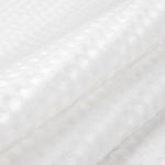 Вафельная накидка на резинке для бани и сауны Премиум мужская цвет белый