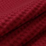 Вафельная накидка на резинке для бани и сауны Премиум мужская цвет 066 бордо