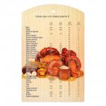 Доска разделочная деревянная "Выпечка" 29*18,5 см MARMITON