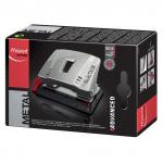 Дырокол MAPED (Франция) "Advanced Metal", металлический средний, на 25 листов, светло-серый, 620310