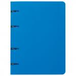 Тетрадь на кольцах А5 (160х215мм), 120л, пластик, клетка, BRAUBERG, Голубой, 403255