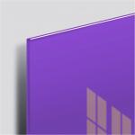 Доска магнитно-маркерная стеклянная (45х45 см), 3 магнита, ФИОЛЕТОВАЯ, BRAUBERG, 236743