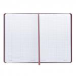 Блокнот BRAUBERG, А5 (148х218мм), Orient, 128л, кожзам, клетка, оранжевый, 128043