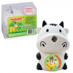 Точилка механическая ПИФАГОР "Корова", металлический механизм, цвет ассорти, 222520