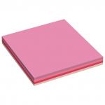 Блок самоклеящ. (стикер) POST-IT ORIGINAL "Клубничная радуга" 76х76 мм, 100 л., ассорти, 654RB-ST