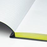 Блокнот А5 (140х200мм), BRAUBERG NEBRASKA, 112л, гибкий кожзам, ручка, линия, темно-синий, 110949