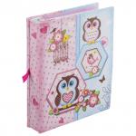 Блокнот А5 (133х178мм), 56л, твердый, линия, рамка+альбом, BRAUBERG, Совята, 128406