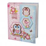 Блокнот А5 (133х178мм), 56л, твердый, линия, рамка+альбом, BRAUBERG, Совята, 128406