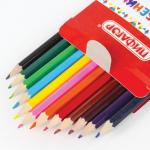 Карандаши цветные ПИФАГОР "ЭНИКИ-БЕНИКИ", 12 цв., классические заточенные, 181346