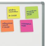 Блок самоклеящийся (стикеры) BRAUBERG НЕОНОВЫЙ 51х51мм, 400 листов, 5 цветов, 122857