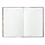 Блокнот А5 (135х206мм), 120л, твердый, поролон, клетка, HATBER, Закат, 120ББп5В1