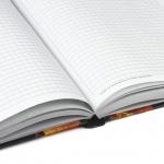 Блокнот А5 (135х206мм), 120л, твердый, поролон, клетка, HATBER, Закат, 120ББп5В1