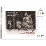 Альбом д/офортов,гравюр,эстампов и акварели А3, 20л, 250г/м, хлопок 100%, спир,Кентавр Хирон,АЛ-2893