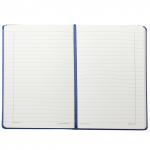 Блокнот BRAUBERG, А5 (148х218мм), Feelings, 128л, кожзам, линия, синий, 128041