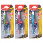 Набор MAPED (Франция) "Black Pep's": мех. карандаш 0,5мм, корпус ассорти + сменные грифели, 564052