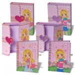 Блокнот А5 (133х178мм), 56л, твердый, линия, замок, блестки, BRAUBERG, Модница, 123546