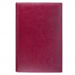 Ежедневник недатированный А5 (138х213мм) BRAUBERG Imperial, кожзам, 160л, бордовый, 123415