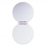 Блокнот МАЛЫЙ ФОРМАТ (105х148мм) А6, 60л, гребень, картон, фигур. высечка, HATBER, Щенок, 60Б6Агр