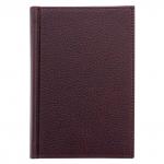 Ежедневник недатированный А5 (138х213мм) BRAUBERG Favorite, кожзам, 160л, бордо,123833