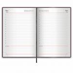 Ежедневник недатированный А5 (138х213мм) BRAUBERG Favorite, кожзам, 160л, бордо,123833