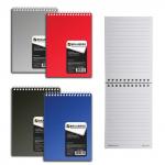 Блокнот А5 (145х207мм), 60л, гребень, пластик, линия, BRAUBERG, Классика, 125393