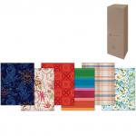 Бумага упаковочная подарочная, в рулонах, глянцевая, 2листа 0,7х1м, рисунок ассорти (мужской),шк5556