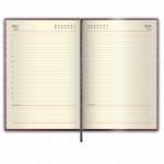 Ежедневник недатированный А5 (138х213мм) BRAUBERG Comodo, кожзам, 160л, зол.срез, т.кор, 123838