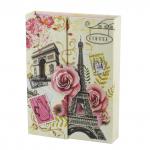 Блокнот А5 (133х178мм), 56л, твердый, линия, замок, BRAUBERG, Париж, 128404