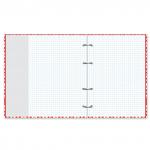 Тетрадь на кольцах А5 (175х215мм), 240л, картонная обложка, клетка, BRAUBERG, Шотландка, 401663