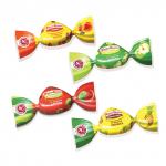 Конфеты карамель ЖИЛИ-БЫЛИ , леденцовая МИНИ, ассорти яблоко/арбуз/манго,1кг,пакет, ш/к 60606