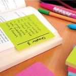 Блок самоклеящ. (стикер) POST-IT ORIGINAL "Неоновый Зеленый" 76х76 мм, 450 л., ассорти, 2028-NB
