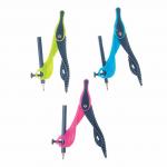 Циркуль MAPED (Франция) "Kid'z", 135мм, пластиковый, универс.держатель+карандаш, ассорти, 191611