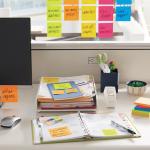 Блок самоклеящ. (стикер) POST-IT ORIGINAL "Весна Плюс" 76х76 мм, 125 л., ассорти, 654-OGP