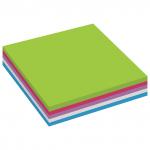 Блок самоклеящ. (стикер) POST-IT ORIGINAL "Лето Плюс" 76х76 мм, 125 л., ассорти, 654-OPP