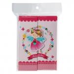 Блокнот А5 (133х178мм), 56л, твердый, линия, замок, BRAUBERG, Маленькая фея, 128405