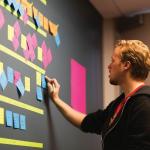 Блок самоклеящ. (стикер) POST-IT SuperSticky "Love is" 76х76 мм, 360 л., 2028-LVI