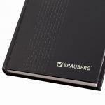 Ежедневник датированный на 4 года А5 (145х215мм) BRAUBERG, обложка бумвинил, 192л, черный, 126543