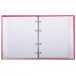 Тетрадь на кольцах А5 (175х215мм), 120л, картонная обложка, клетка, BRAUBERG, Стиль, 402006