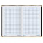 Блокнот А5 (135х206мм), 80л, твердый, клетка, фольга, BRAUBERG, Фантазия, 127211