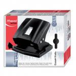 Дырокол MAPED (Франция) "Essentials Metal", металлический большой, на 35 листов, черный, 403411