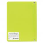 Тетрадь на кольцах А5 (160х215мм), 80л, пластик, клетка, BRAUBERG, Салатовый, 403250