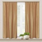 Комплект портьер для кухни Тергалет тем. бежевый 135*180*2шт