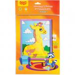 Аппликация занимательная из мягкого пластика EVA Мульти-Пульти Жираф, AP_16730