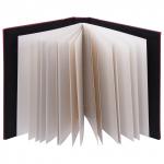 *Фотоальбом BRAUBERG 20 магнитных листов, 23*28см, под кожу страуса, на кольцах, бордовый, 390692