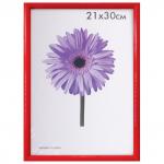 Рамка премиум 21*30см, пластик, багет 13 мм, Maria, красная, 5052-8-0003