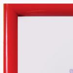 Рамка премиум 21*30см, пластик, багет 13 мм, Maria, красная, 5052-8-0003