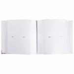 *Фотоальбом BRAUBERG свадебный, на 200 фото 10*15см, твердая обложка, бокс, белый с розовым, 390689