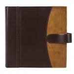 *Фотоальбом BRAUBERG на 200 фото 10*15 см, под гладкую кожу, бум. стр, застежка, темно-коричн, 390479